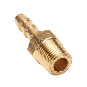 HYDROMODE NLBHB-316-18N Fitting, Hose Barb, Lead-Free Brass Body, Lead-Free Brass Threads, Pack Of 3 | CV7MMT