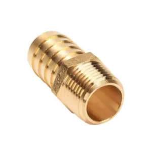 HYDROMODE NLBHB-34-12N Fitting, Hose Barb, Lead-Free Brass Body, Lead-Free Brass Threads, Pack Of 3 | CV7MMU