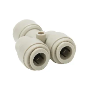 HYDROMODE UY38-P Water Push-To-Connect Fitting, Union Y, Acetal Body, 3/8 Inch Tube Connection, Pack Of 5 | CV7MNC