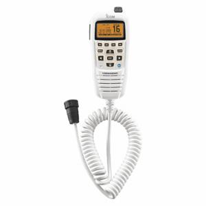 ICOM HM195SW Befehlsmikrofon, M400BB- und M506-Funkgeräte, 20 Fuß langes Kabel, Weiß | CR4JRX 40XA21