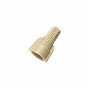 IDEAL 30-641J Twist On Wire Connector, Tan, 22 AWG to 8 AWG Twist-On Wire Size Ranges, 500 PK | CR4KTK 60YE46