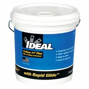 IDEAL 31-391 Cable and Wire Pulling Lubricants, 32 Deg to 190 Deg F, PTFE, 8.57 lb, Pail, Yellow, Paste | CR4KND 10F524