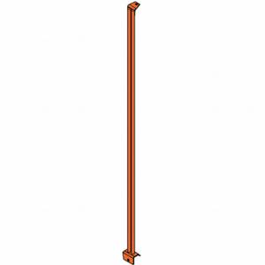 IDEAL 70-6032 IRONGUARD Barrier System Fence Guide, Orange | CR4KLY 49EL08