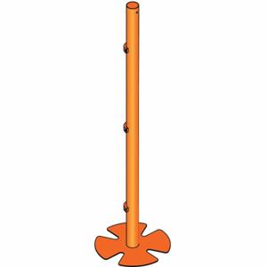 IDEAL 70-6033 IRONGUARD Barrier System Drehsäule, Orange | CR4KGM 49EL09