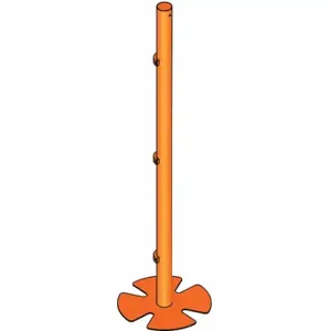 IDEAL 70-6033 IRONGUARD Barrier System Rotating Column, Orange | CR4KGM 49EL09