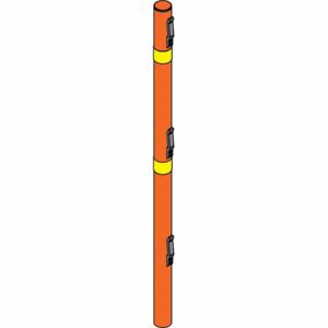IDEAL 70-7002 IRONGUARD Barrier System Tragbarer Zaunpfosten, Orange | CR4KGF 49EL01