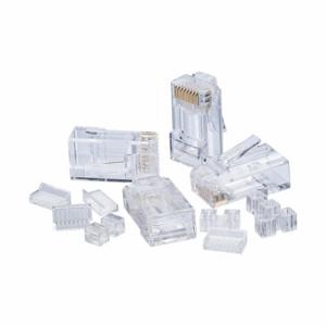 IDEAL 85-366 Connector, Clear, 8 Contacts, 8 Positions, Rj45, Ethernet, 25 PK | CR4KHU 61ZJ77
