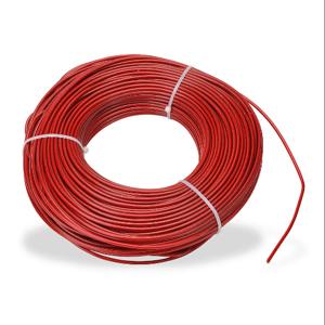 IDEM SAFETY SWITCHES 140040 Pull Cable, 328 ft. Cable Length, 4mm Dia., Galvanized Steel, Plastic Jacket, Red | CV7EDR