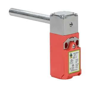 IDEM SAFETY SWITCHES HC-1-193001 Safety Switch, Solid Shaft Hinge Interlock, Slow Action, 2 N.C. Safety Output | CV8BTV