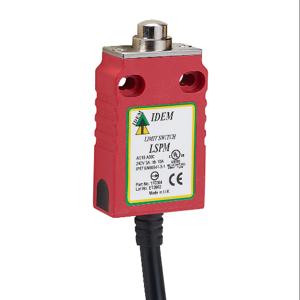 IDEM SAFETY SWITCHES LSPM-170004 Safety Limit Switch, Brass Plunger, 1 N.C. Safety Output, 1 N.O. Monitoring Output | CV8BYQ
