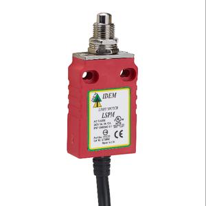 IDEM SAFETY SWITCHES LSPM-170020 Safety Limit Switch, Brass Plunger And Fixing Nuts, 1 N.C. Safety Output | CV8BYX