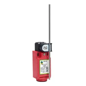 IDEM SAFETY SWITCHES LSPS-171071 Safety Limit Switch, Side Rotary Adjustable Brass Rod, 1 N.C. Safety Output | CV8BZM