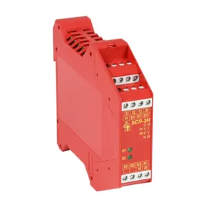 IDEM SAFETY SWITCHES SCR2H-180030 Safety Relay, Two-Hand Control, 2-Channel, 24 VAC/VDC, 2 N.O. Safety Output | CV7XTE