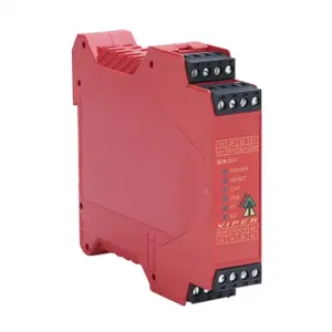 IDEM SAFETY SWITCHES SCR31-280002-P Safety Relay, Emergency Stop And Safety Gates, 2-Channel, 24 VAC/VDC | CV7XTG