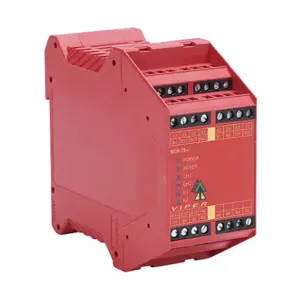 IDEM SAFETY SWITCHES SCR73-280005 Safety Relay, Emergency Stop And Safety Gates, 2-Channel, 24 VAC/VDC | CV7XTM