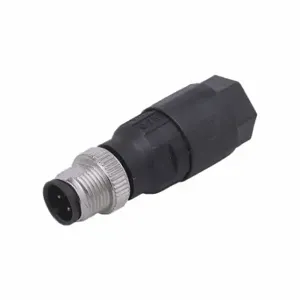 IFM E11144 M12 Circular Connector, A Coded, M12 Male Thread with Straight Connection, 4 Pin Contacts | CR4KXY 787GF2