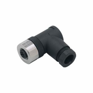 IFM E11252 M12 Circular Connector, A Coded, M12 Female Thread with 90 Deg. Angled Connection | CR4KXH 787GJ0