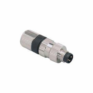IFM E11550 M8 Circular Connector, A Coded, M8 Male Thread with Straight Connection, 3 Pin Contacts | CR4KZN 787GF0