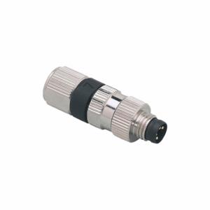 IFM E11551 M8 Circular Connector, A Coded, M8 Male Thread with Straight Connection, 4 Pin Contacts | CR4KZE 787GF4