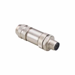 IFM E12355 M12 Circular Connector, B Coded, M12 Male Thread with Straight Connection, 4 Pin Contacts | CR4KYH 787GG7