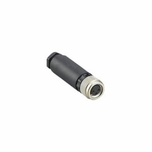 IFM E12463 M8 Circular Connector, A Coded, M8 Female Thread with Straight Connection | CR4KZA 787GL9