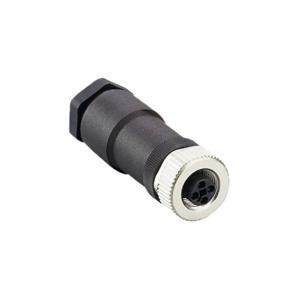IFM E12499 M12 Circular Connector, T Coded, M12 Female Thread with Straight Connection | CR4KYM 787GK5
