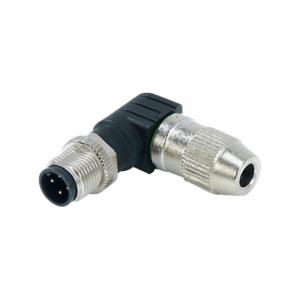 IFM E18060 M12 Circular Connector, A Coded, M12 Male Thread with 90 Deg. Angled Connection | CR4KXV 787GF8