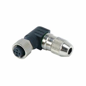 IFM E18061 M12 Circular Connector, A Coded, M12 Female Thread with 90 Deg. Angled Connection | CR4KXD 787GJ5