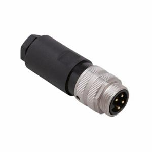 IFM E70176 7/8 Inch Circular Connector, A Coded, 7/8 Inch Male Thread with Straight Connection | CR4KWJ 787GG9