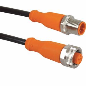 IFM EVC012 Kabelsatz, M12-Stecker gerade x M12-Buchse gerade, 5 Pins, Schwarz, Pur, 1 m Kabel Lg | CR4LAR 35T488