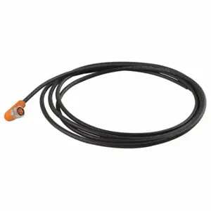 IFM EVC144 Cordset, M8 Female Right Angle X Bare Wire, 3 Pins, Black, Tpu, 2 M Cable Lg | CR4LAZ 35T468