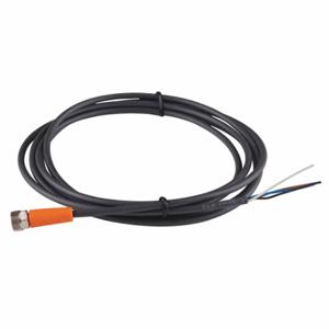 IFM EVC150 Kabelsatz, M8-Buchse gerade x blanker Draht, 4 Pins, schwarz, TPU, 2 m Kabel Lg | CR4LBF 35T470