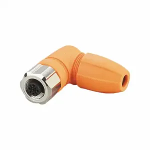 IFM EVC811 M12 Circular Connector, A Coded, M12 Female Thread with 90 Deg. Angled Connection | CR4KXC 787GH2