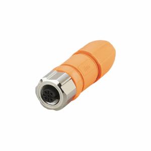 IFM EVC814 M12 Circular Connector, A Coded, M12 Female Thread with Straight Connection | CR4KZG 787GH4