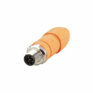 IFM EVC816 M12 Circular Connector, A Coded, M12 Male Thread with Straight Connection, 5 Pin Contacts | CR4KYC 787GE7
