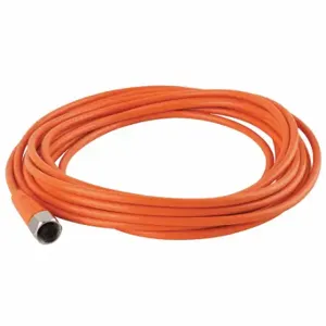 IFM EVT001 Cordset, M12 Female Straight X Bare Wire, 5 Pins, Orange, PVC, 5 M Cable Lg | CR4LBN 35T478