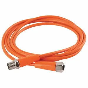 IFM EVT043 Cordset, M12 Male Straight X M12 Female Straight, 5 Pins, Orange, PVC, 2 M Cable Length | CR4LAX 35T496