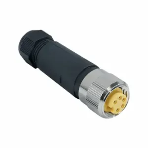 IFM L34121 7/8 Inch Circular Connector, A Coded, 7/8 Inch Female Thread with Straight Connection | CR4KWG 787GJ4