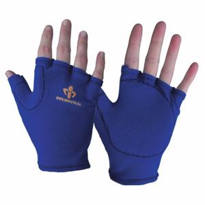 IMPACTO 50220110041 Mechanics Gloves, Blue/Yellow, EN420, EN388 | CR4MMW 33TV18