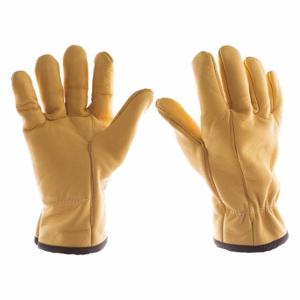 IMPACTO BG65020 Anti-Vibration Glove, S, Leather Glove, Full Finger, Padded Palm, Cowhide, 1 Pair | CR4MFF 56MD58