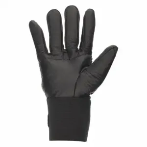 IMPACTO IP473-50LR Mechanics Gloves, Leather, Black, Leather, Gel Pad, Ip473-50Lr | CR4MNN 21NP33