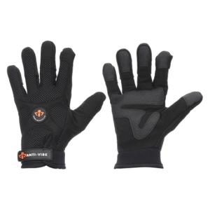 IMPACTO US40830 Mechanics Gloves, Synthetic Leather, Black, Synthetic Leather, Air Bladder, 1 Pair | CR4MPT 21NP08