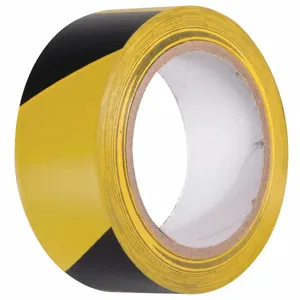 INCOM MANUFACTURING VHT110 Floor Marking Tape, Striped, 1 Inch Width, 54 Ft. Length, 5.5 Mil Tape Thickness | CH6RXD 462C98