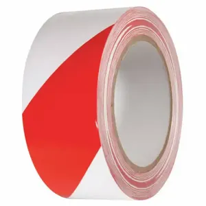 INCOM MANUFACTURING VHT211 Floor Marking Tape, Striped, Red/White, 2 Inch x 54 ft, 5.5 mil Tape Thick | CR4NJA 462D01