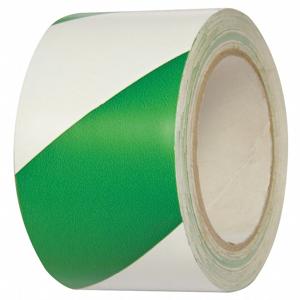 INCOM MANUFACTURING VHT213 Floor Marking Tape, Green/White, 2 Inch x 54 Ft. Size, 5.5 Mil Tape Thickness | CH6RXE 462D03