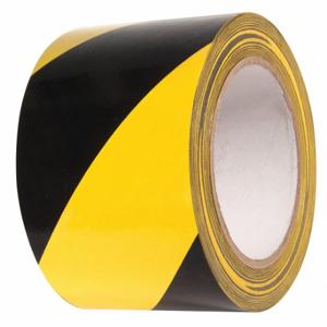 INCOM MANUFACTURING VHT310 Floor Marking Tape, Striped, Black/Yellow, 3 Inch x 54 ft, 5.5 mil Tape Thick | CR4NHX 462D04