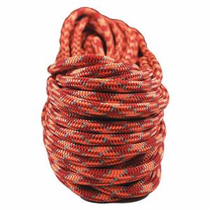 INFERNO AG24SP118-200ROG Climbing Rope, 7/16 Inch Dia, Orange/Red/Silver, 200 ft Rope Length | CR4NWC 54ZE65