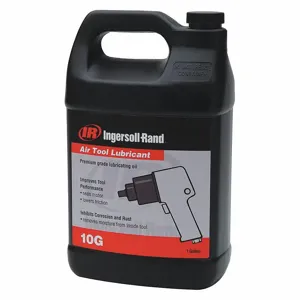 INGERSOLL-RAND 10GW Air Tool Oil, Conventional Oil, 250 Deg. F Max. Temp., 1 gal. | CH9PDM 473F74