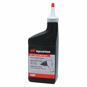 INGERSOLL-RAND 10P Air Tool Oil, Conventional Oil, 250 Deg. F Max. Temp., 16 oz. | CH9PDN 473F72