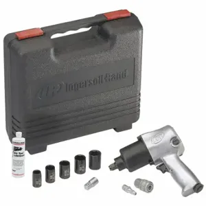 INGERSOLL-RAND 231CK Impact Wrench Kit, Pistol Grip, Std, Full-Size, Gen Duty, 1/2 Inch Square Drive Size | CR4PLK 1FYV1